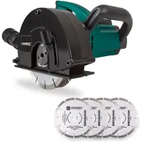 Vonroc Scanalatrice da muro 1700W - 150mm | Include 6 dischi diamantati e borsa degli attrezzi