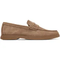 BOSS per uomo. 50568763 Mocassini in camoscio Sienne beige medio (42), Basso, Nessuno, Casual