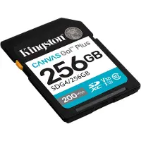 Kingston Scheda Sd Sdxc Canvas Go Plus Gen4 C10 Uhs-i U3 V30 256gb