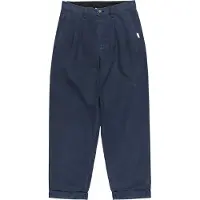 Element - Pantaloni chino - Big Pleated Chino Eclipse Navy per Uomo in Cotone - Taglia 36 US - Blu navy