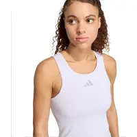 Adidas Women's ADI365 Running Tank With Added Support Top Donna (S, bianco)
