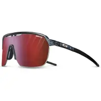 Julbo - Occhiali da sole - Frequency Bleu/Noir Reactiv 0-3 High Contrast - Blu navy