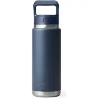 Yeti Coolers Rambler Bottle Colour Straw Cap Bottiglia termica (769 ml, blu)