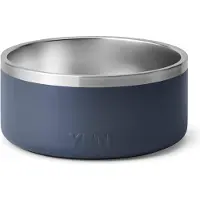 Yeti Boomer 8 Dog Bowl, Navy Blue, ciotola per animali domestici con coperchio