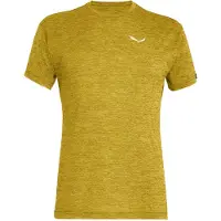 Salewa Puez Melange Dry S/S Tee T-shirt Uomo (52, giallo)