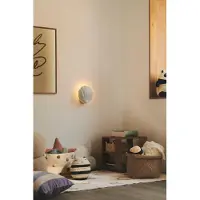 Nordlux Applique Konchi con cavo e spina, bianca