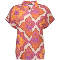 Geisha Blouse Ecru/mango/purple Taglia: XL | Magliette intime Outlet | Donna | Marrone
