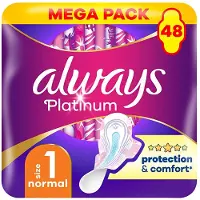 Always Platinum Normal sanitary napkins 48 pcs