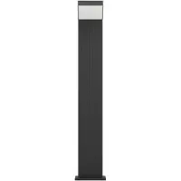 Eglo Lampione a LED GROTTAZZOLINA, nero, altezza 80 cm, IP65