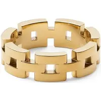 Daniel Wellington Anello 3 Maglie Placcato Oro Dw0040099 52 Mm — Anello