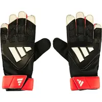 Adidas Guanti sportivi 'Predator' rosso / nero / bianco