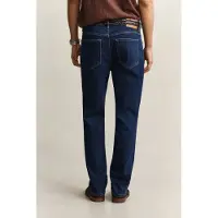 Gant per uomo. 1000021 Jaans Regular Fit lavaggio blu (30/32), Casual, Cotone, Denim, Classico
