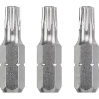 Kwb 3 pezzi da 25 mm T-Torx 10 Industry SB