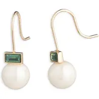 Ralph Lauren Orecchini oro / verde / bianco perla