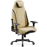 Diablo Chairs Sedia da gioco Diablo X.Eye Prime con funzione di raffreddamento Sedia da ufficio Sedia da scrivania, carico massimo 140 kg, dimensioni normali, colore Broken Gold
