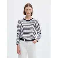 Selected Maglietta A Maniche Lunghe Donne Nero XL