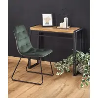Halmar Tavolino consolle Bolivar, 90x76x35 cm, ideale per l'ingresso, colore nero/effetto legno noce