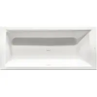 Kaldewei Puro Next Combi, modèle 1436, baignoire rectangulaire avec zone de douche à gauche, 180 x 80 cm, 143623000001, 143623000001