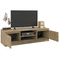 Top E Shop Supporto TV Topeshop RTV120 ARTISAN per centro multimediale, dotato di 2 ripiani