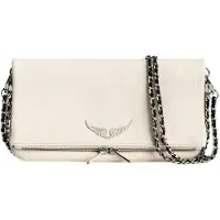 Zadig & Voltaire Pochette Rock in pelle a grana