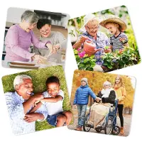 Miniland Set Di 4 Puzzle: Stile Di Vita Familiare