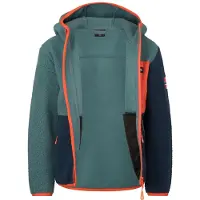 TROLLKIDS Kid's Aurlandsfjord Jacket Giacca in pile Bambini (98, blu)