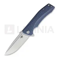 Bestech Coltello pieghevole Mako - Stonewash + Satin - G10, grigio