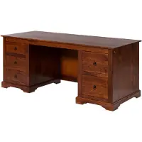 MASSIVMOEBEL24.DE | scrivania in legno di Acacia 180x80x74 nougat laccato OXFORD #529