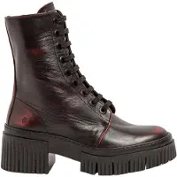 Art per donna. 1137513F4003_008 Stivali in pelle granata York 1375 (41), 3 a 5cm, Stringhe, Casual