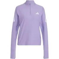 Adidas Women's ADI365 Running Iconic Half Zip Maglia da corsa Donna (S, lilla)
