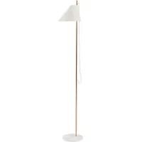 Louis Poulsen lampada da terra Yuh Brass, bianco