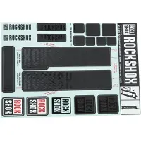 RockShox Kit Di Adesivi 30/32 Mm Stealth My18-sid/reba/revelation(pre-2018)/sektor/recon/xc32/30g/30s/xc30