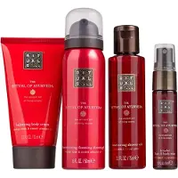 RITUALS Set : The Ritual Of Ayurveda, Shower Mousse, 50 ml + The Ritual Of Ayurveda, Nurture, Olio doccia, Per pelli secche, 75 ml + The Ritual Of Ayur
