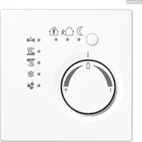JUNG Controllore continuo KNX bianco alpino con accoppiatore bus integrato - Termostato ambiente KNX...