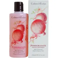 Crabtree & Evelyn Gel doccia detergente, melograno, argan e vinaccioli, per tutti i tipi di pelle, 250 ml