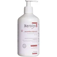 Lab lysaskin Xerolys 5 , Protegge e Idrata, Emulsione Corpo, Per Viso e Corpo, 500 ml