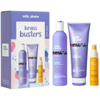 Milk shake Set : Silver Shine, Shampoo per capelli, 300 ml + Silver Shine, Balsamo per capelli, 250 ml + Incredible, Trattamento con olio per capelli,