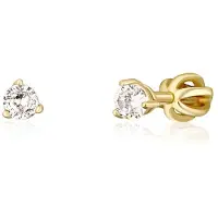 JVD Charming gold-plated stud Orecchini with zircons SVLE1501XH2GO - Diameter: 0.3 cm