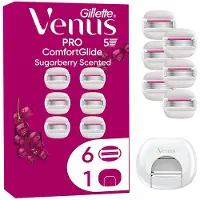 Gillette Venus ComfortGlide Sugarbarry NH 6 pcs + Cover