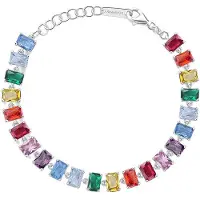 Brosway Shiny Bracciale with colorful cubic zirconia Fancy Joyful Rainbow FJR02
