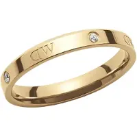 Daniel Wellington Original gold-plated Anello with crystals Classic Lumine DW0040028 - Circuit: 66 mm