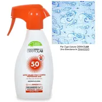 Dermolab latte solare protez. alta viso e corpo 250 ml spf 50