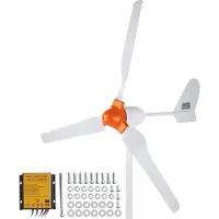 OEM Generatore eolico, 800W, 12V - con 3 pale e regolatore MPPT - velocità di avviamento 2,5 m/s - ideale per case, aziende agricole o imbarcazioni