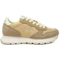 Sun68 sneakers da donna ally solid con logo sulla parte esterna e sul retro beige