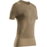 X-Bionic Women's Xceed Run Perform Shirt Maglia da corsa Donna (L, beige)