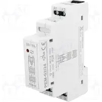 ZAMEL Relè elettromagnetico 24V AC/DC, 2x8A, modello PEM-02/024, codice EXT10000096