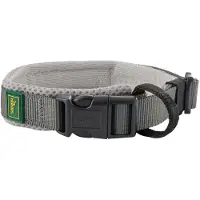 Hunter Halsung Maldon Collari per cani (M - 35-45 x 2 cm, hellgrau /grigio)