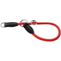 Hunter T-Collar Freestyle Collari per cani (Halsumfang max. 35 cm - Ø 8 mm, rosso)