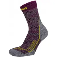 Lowa Socken Kids Calze casual Bambini (29/30, lilla/grigio)