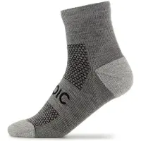 Stoic Merino Running Quarter+ light socks Calze da running (36-38, grigio)